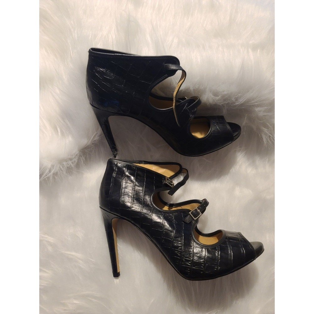 Ann‎ Taylor Crocodile Style Leather Heels Size 10